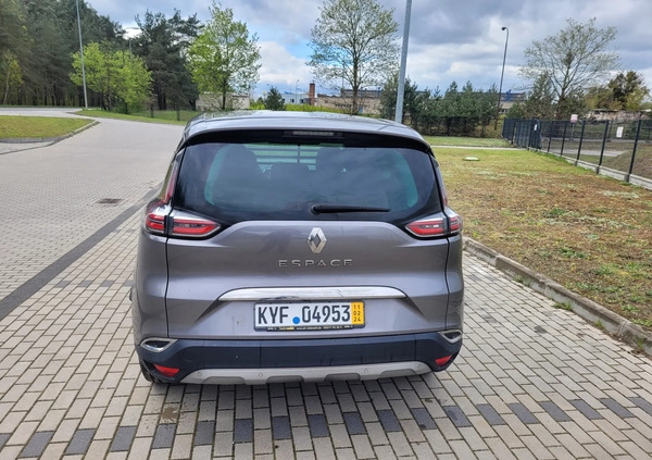 Renault Espace cena 49900 przebieg: 166000, rok produkcji 2016 z Tuchola małe 436